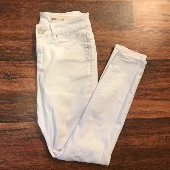 ASOS l White Ankle Jeans 24/28 - Picture 3 of 4